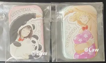 스킵과 로퍼 인형옷 파자마 스퀘어 캔뱃지 시마 소스케 이와쿠라 미츠에 2