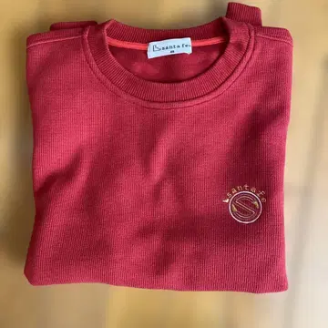 santa fe 리브 편 맨투맨 48 레드