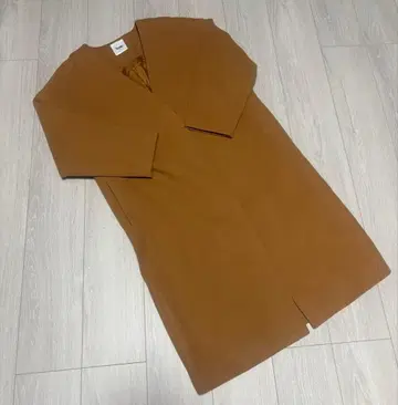 Koe 브라운 롱 코트 M 사이즈