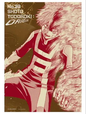 히로아카 나의 히어로 아카데미아 원화전 토도로키 쇼토 포스터