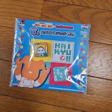 제일복권 하이큐!! 베어브릭 H상 스퀘어 캔뱃지 이와이즈미 하지메