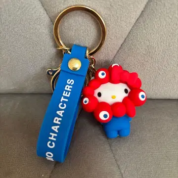 [ 오사카 간사이 만박 ] 먀쿠먀쿠 x 산리오 입체 마스코트 키링 키티