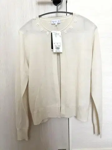 [택 포함 새상품] 에네스베 가디건 실크 캐시미어 별