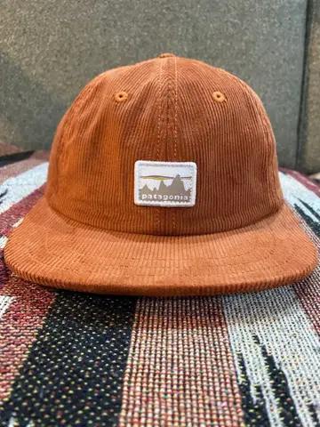 patagonia 코듀로이 캡 오렌지 컬러 원사이즈