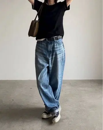 FASHIRU x SOMETHING baggy fit Jeans