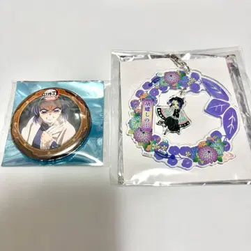 귀멸의 칼날 시노부 캔뱃지 아크릴 키링 세트