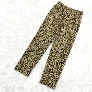 [컨디션 최상] Cookman 쿠쿠만 셰프 팬츠 이지 팬츠 레오파드