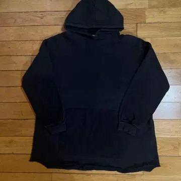 그라미치 블랙 후드 부착 후드 맨투맨 아메카지