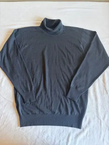 존스메들리 24 게이지 터틀넥 S 다크 그레이