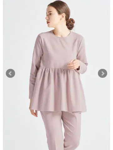 yori 소프트 속기모 프릴 블라우스 36 사이즈