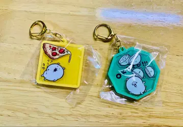 나가노 캐릭터즈 움직이는 아크릴 키링 피자 오카유