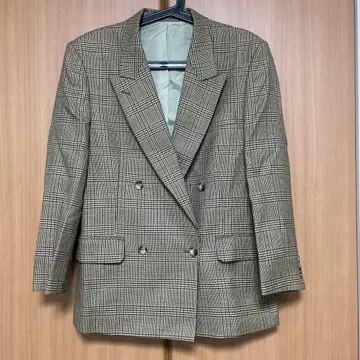 빈티지 구제 의류 자켓 체크