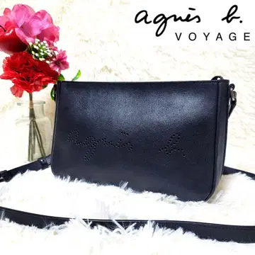 컨디션 최상 에네스베 보야주 숄더백 가죽 펀칭 로고