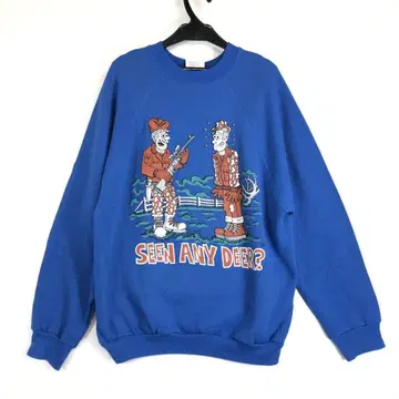 90s USA제  맨투맨 블루 L 사이즈