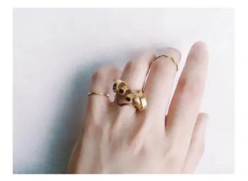 작가 moe 1점 놋쇠 반지 섬광