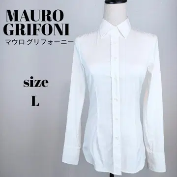 [ a875 ] MAURO GRIFONI 새상품급 스트레치 긴팔 셔츠 L
