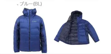 새상품 몽벨 알파인 다운 후드티 Men's 블루 L 1101407