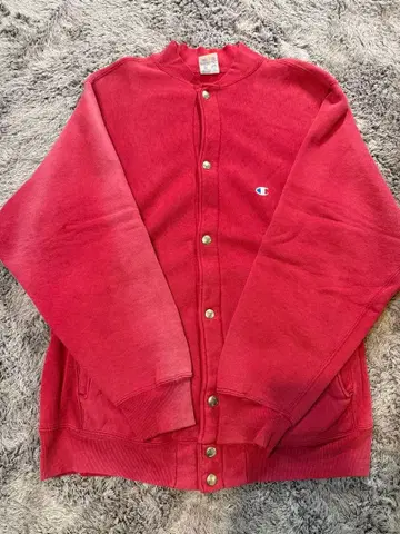 90s Champion Reverse Weave 스냅 가디건