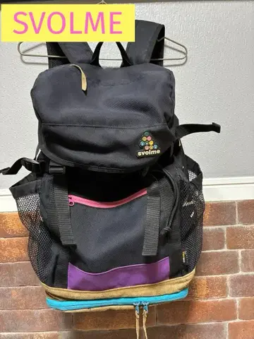 스볼메 백팩 코듀라. 신발 주머니 포함. 멀티 컬러 백팩