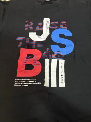 RAISE THE BAG III 라이브 투어 2019 티셔츠