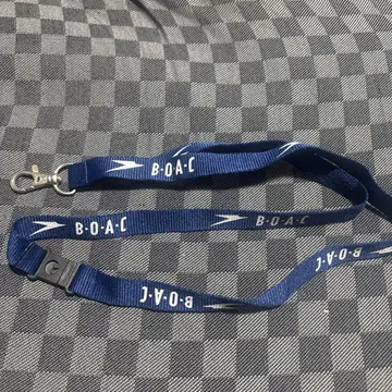 빈티지 영국 항공사 BOAC 스트랩 파랑