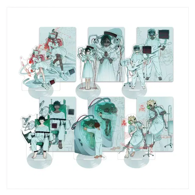 급처/ 미개봉 에이스테 2주년 가든 아크릴 스탠드 일괄 판매