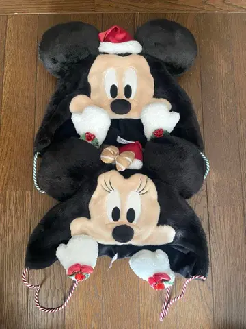 디즈니 크리스마스 미키 미니 팬캡