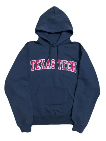 Champion TEXAS TECH 칼리지 로고 맨투맨 후드티 M