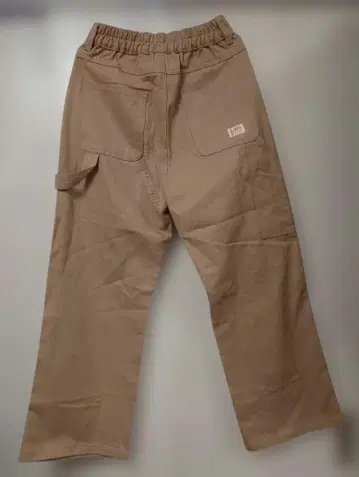 JAVA 자바 베이지 와이드 데님 팬츠 캐주얼 팬츠 허리밴딩