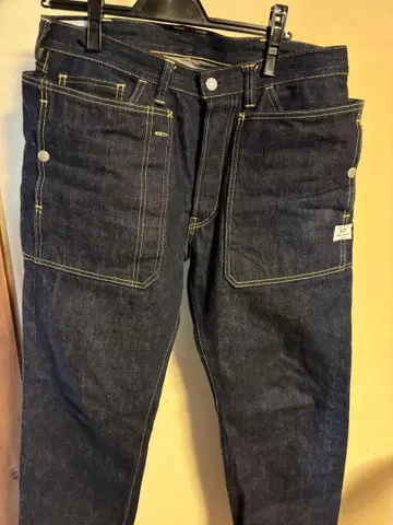 SASSAFRAS 다크 데님 L 사이즈