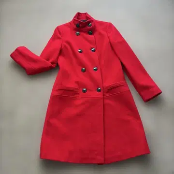 LAURA ASHLEY 레드 더블 브레스트 코트 사이즈 10
