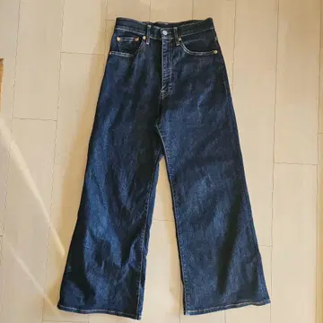 빅 존 다크 블루 부츠컷 데님