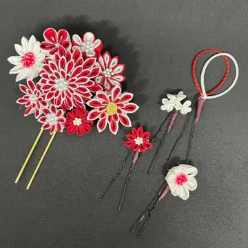 크레이프 원단 머리 장식 순수 실크 이중