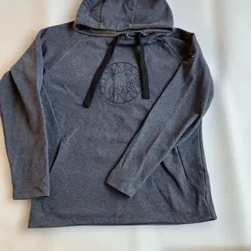 마무트 자수 후드티 그레이