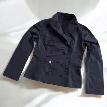 레킵 YOSHIE INABA 더블 브레스트 테일러드 자켓 광택 블랙