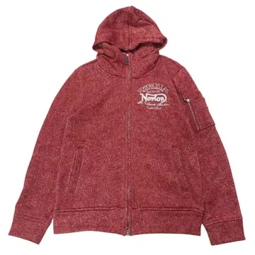 Norton 집업 후드 부착 자켓 M 레드