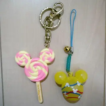 디즈니 미키 키링 롤리팝 거울 포함 풍선