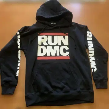 미사용 새상품! RUN DMC 후디 남성용 L 블랙