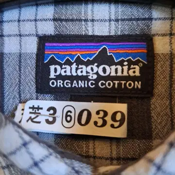 patagonia 오가닉 코튼 체크 무늬 플란넬 셔츠 (클리닝 완료)