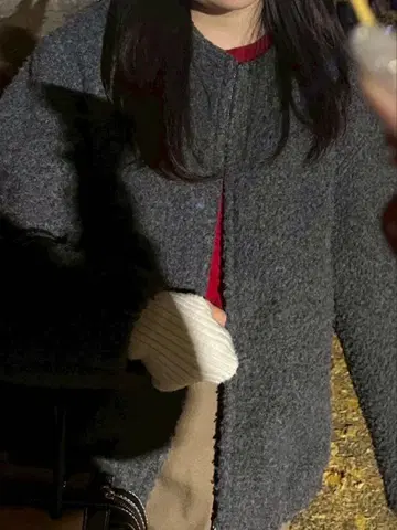 유나이티드 애로우즈 코트 점퍼 그레이