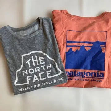 THE NORTH FACE & patagonia 티셔츠 세트