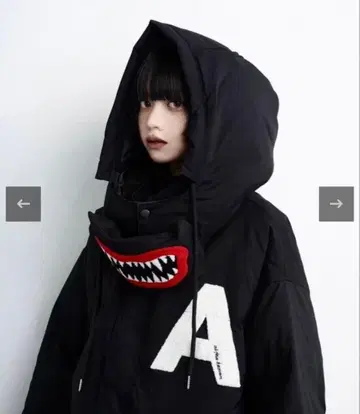 중간 사이즈 Monster down jacket M 몬스터 다운