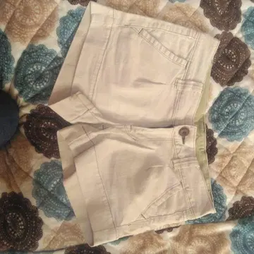 GOHEMP 스트레치 데님 숏팬츠 베이지