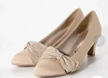 클라임 climb 리본 포함 베이지 펌프스