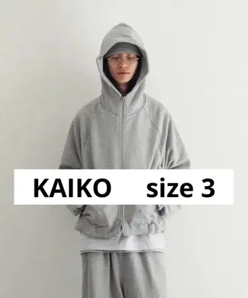 KAIKO Cloud parka 'TOP GRAY' size3