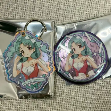 아이돌 마스터 시구레 우이 콜라보 도쿠가와 마츠리 캔뱃지 아크릴 키링