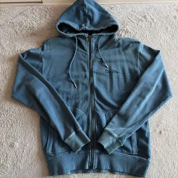 The DUFFER 남성용 지퍼 후드티 M 사이즈