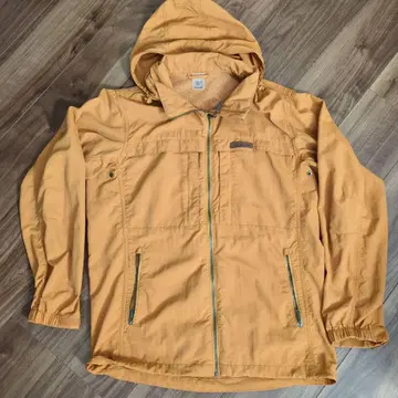 mont-bell 후드 부착 마운틴 파카 JAPAN L 오렌지