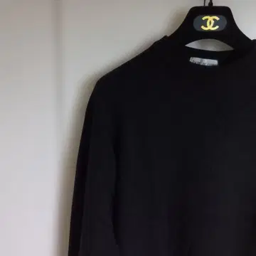 미사용 GARE DE LYON 캐시미어 크루넥 니트 L 일본제