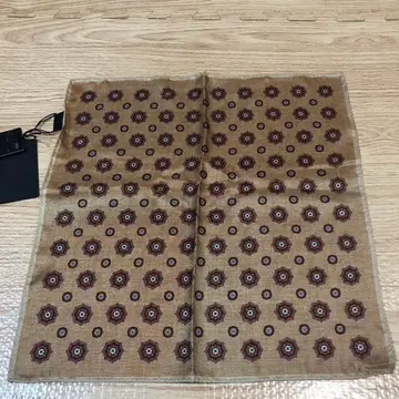 [ 미사용 택 포함 ] 이탈리아제 [ DURBAN ] 실크 포켓 치프